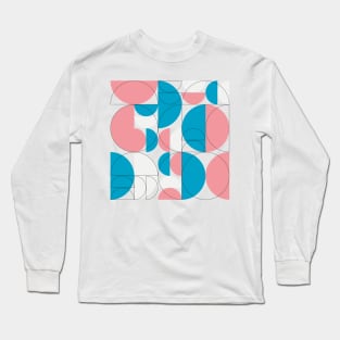 TRANSGENDER CIRCLE ABSTRACT DESIGN LGBT Long Sleeve T-Shirt